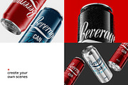 500ml Classic Can Mockup | ANIMATED, a Packaging Mockup by AY Mock-Ups (Thumbnail 8 of 15)