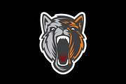Wolf head logotype, a Branding & Logo Template by Mister Chek (Thumbnail 1 of 3)