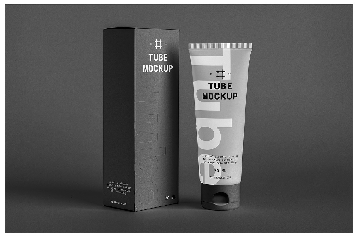 Cosmetic Box and Tube Mockups, a Packaging Mockup by Mr.Mockup™ (Photo 9 of 10)