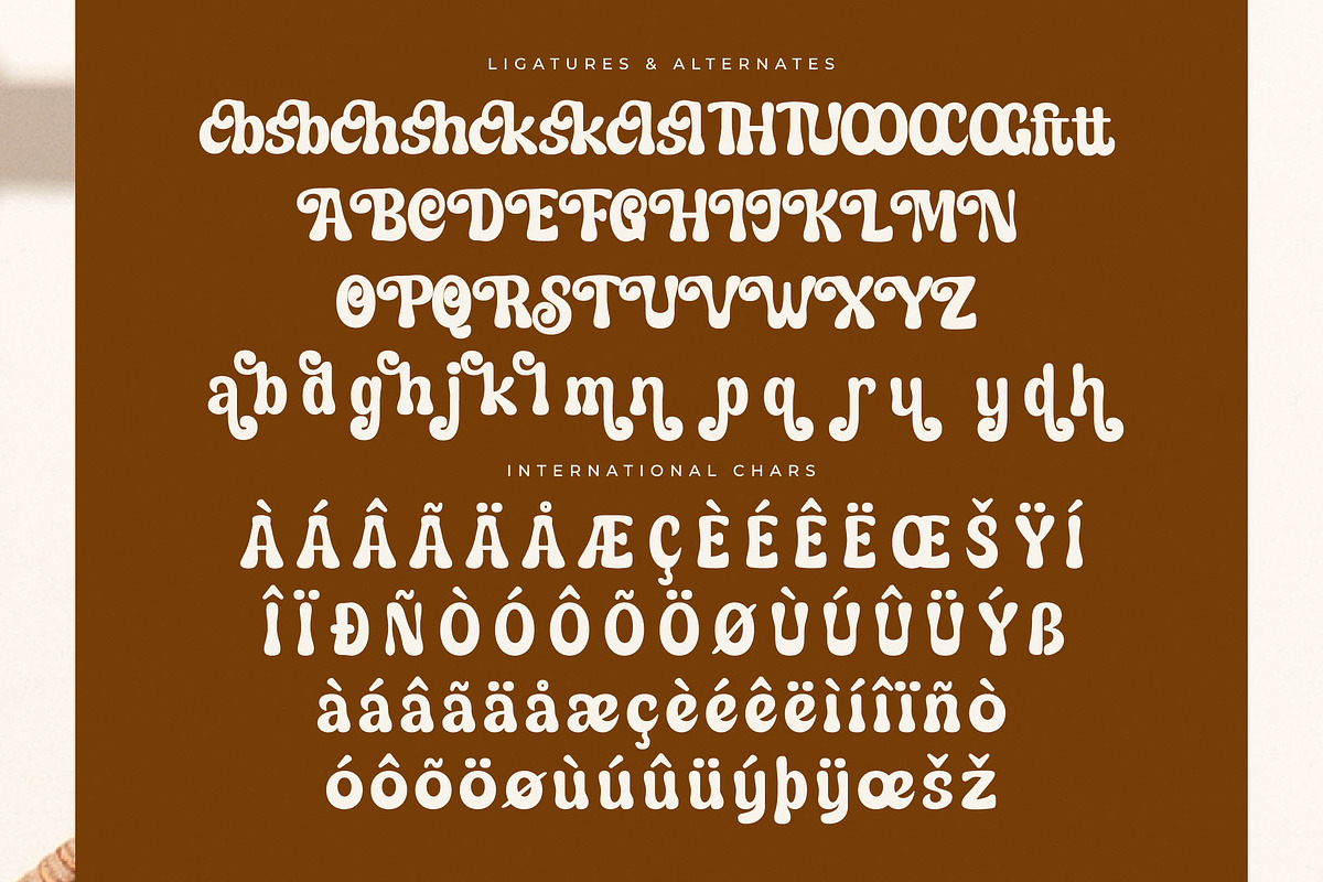 Mintage Twentys Retro Display Font, a Serif Font by Letterena Studios (Photo 14 of 15)