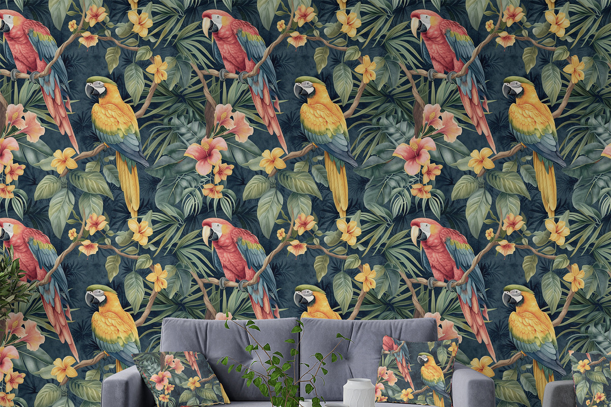 Chinoiseries Toile Seamless Patterns, a Pattern Graphic by Olya Creative (Photo 11 of 25)