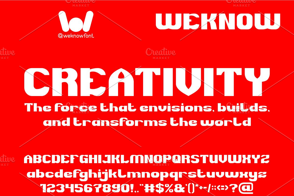 Big Power font, a Sans Serif Font by weknow (Photo 5 of 8)