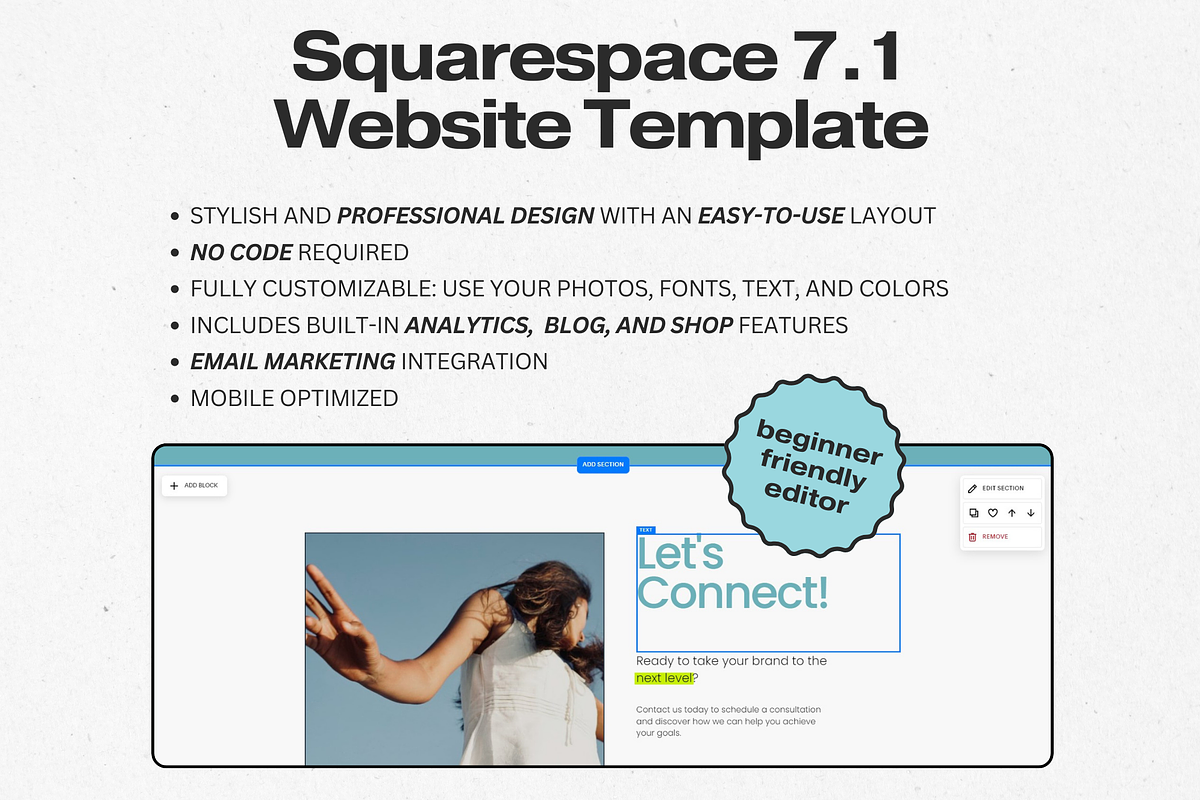 Marketing Agency Website Template, a Squarespace Template by Anastasiia VNSK (Photo 5 of 11)