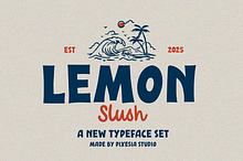 Lemon Slush – Vintage Retro Font Duo