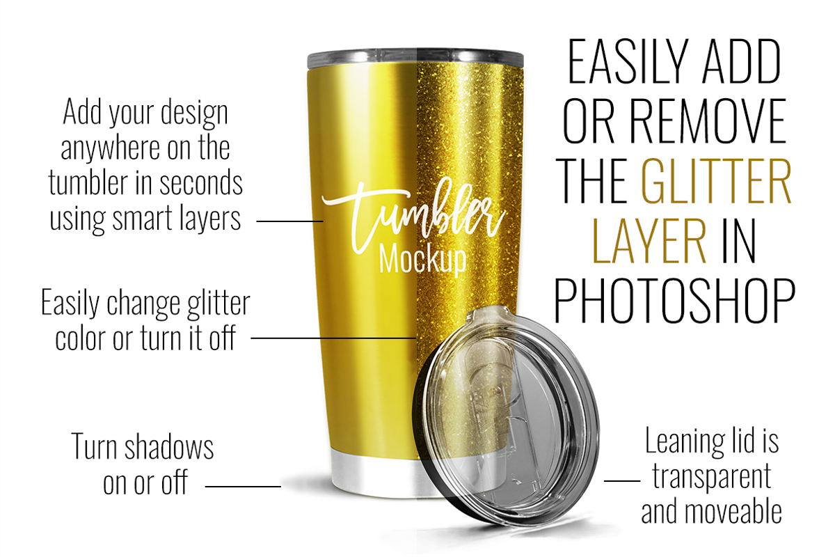 20oz Stainless Hogg Tumbler Mockup, a Product Mockup by SarahDesign (Photo 3 of 7)