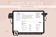 Client Dashboard Notion Template, a Templates & Theme by bellaROSEworkshop (Thumbnail 9 of 10)