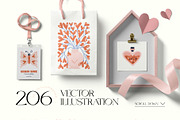 Romantic Art | Wall Art Creator, an Object Graphic by Leleka.Store (Thumbnail 17 of 20)