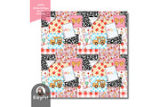 Back To School Patchwork Pattern, a Pattern Graphic by KisbyArt (Thumbnail 4 of 4)