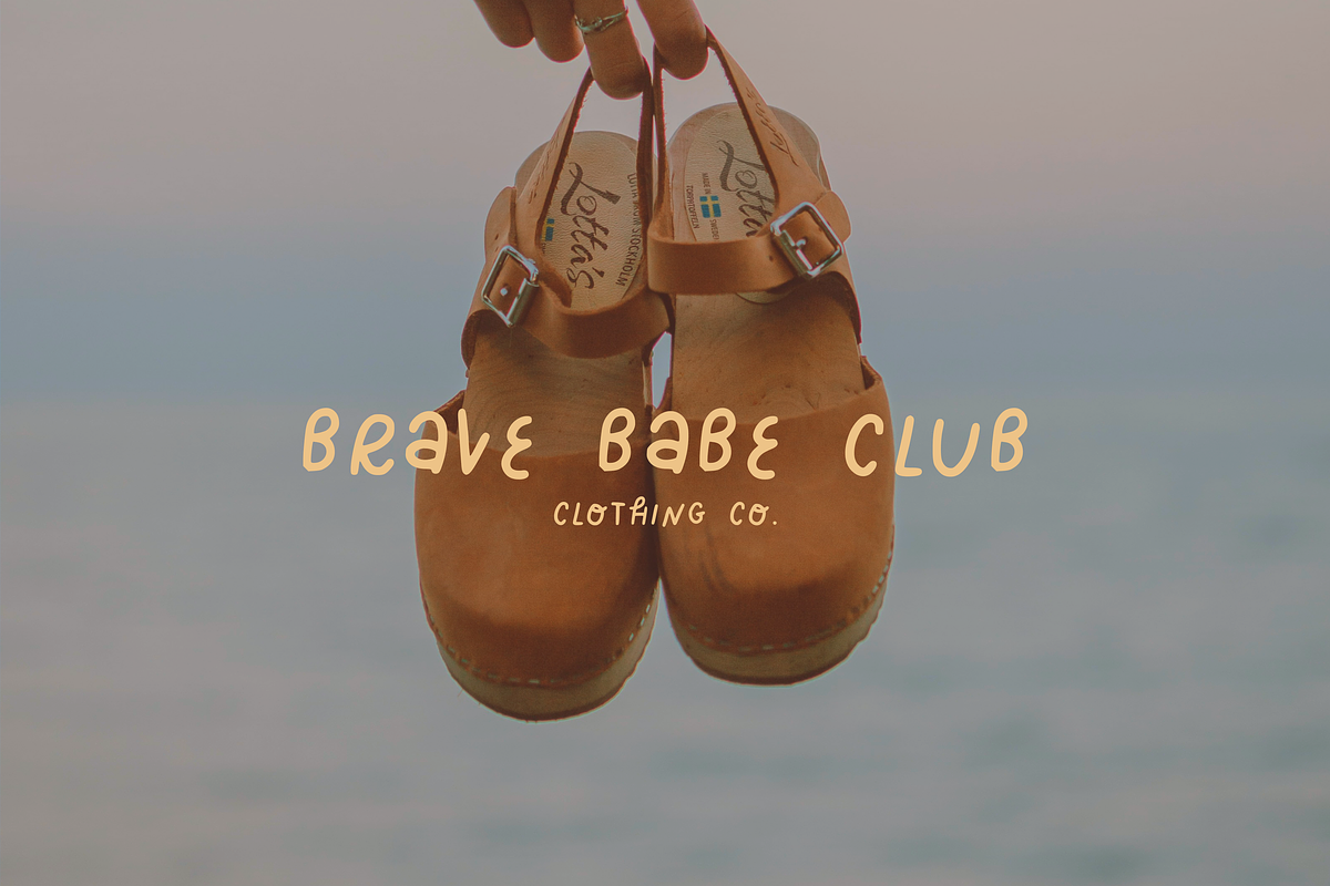 Brave Babe | A Handwritten Cute Font preview 2