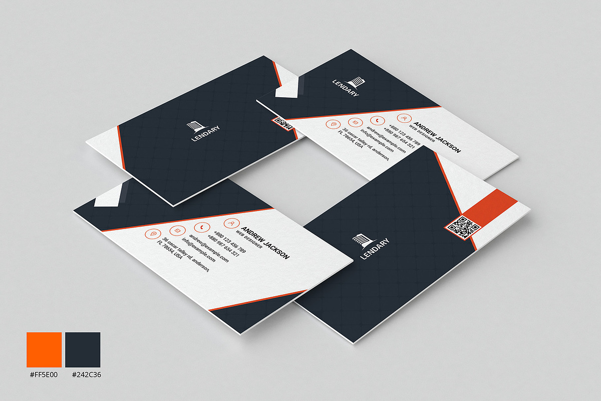 Business Card Template 28, a Business Card Template by BdThemes (Photo 4 of 4)