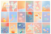 SOOTHE Blurry Backgrounds & Elements, a Background Graphic by Veyla (Thumbnail 4 of 27)