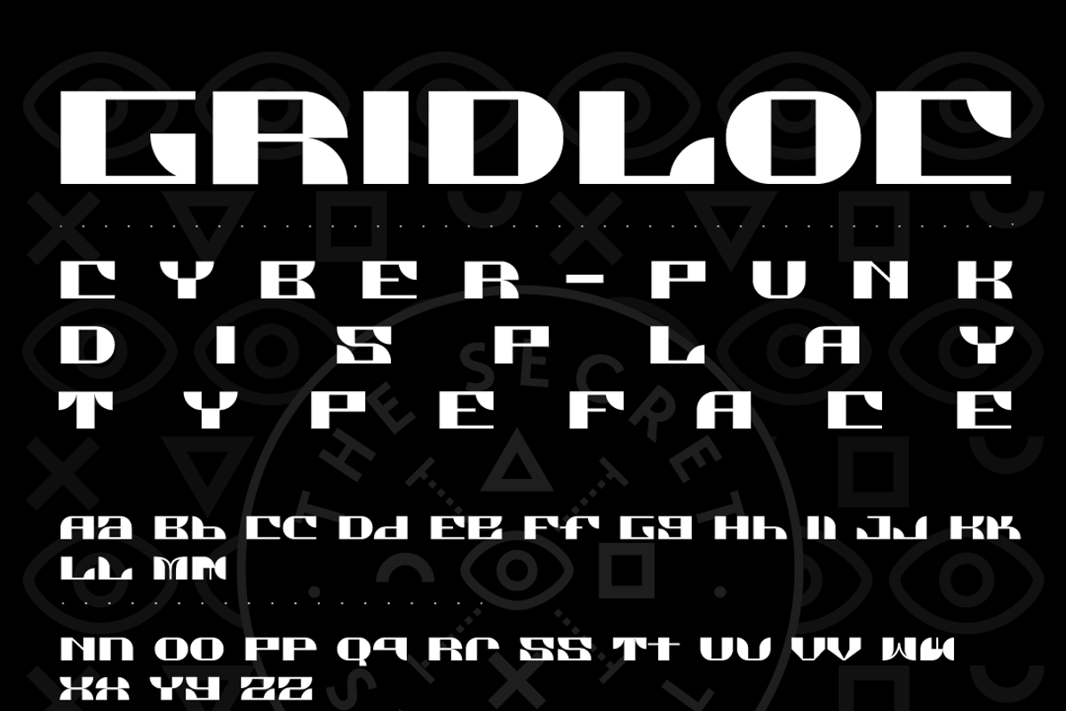 TSS GRIDLOC, a Font by bciii design (Photo 2 of 3)