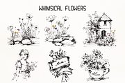 Whimsical Mother's Day Line Art Set, an Object Illustration by GiraffeCreative (Thumbnail 5 of 16)