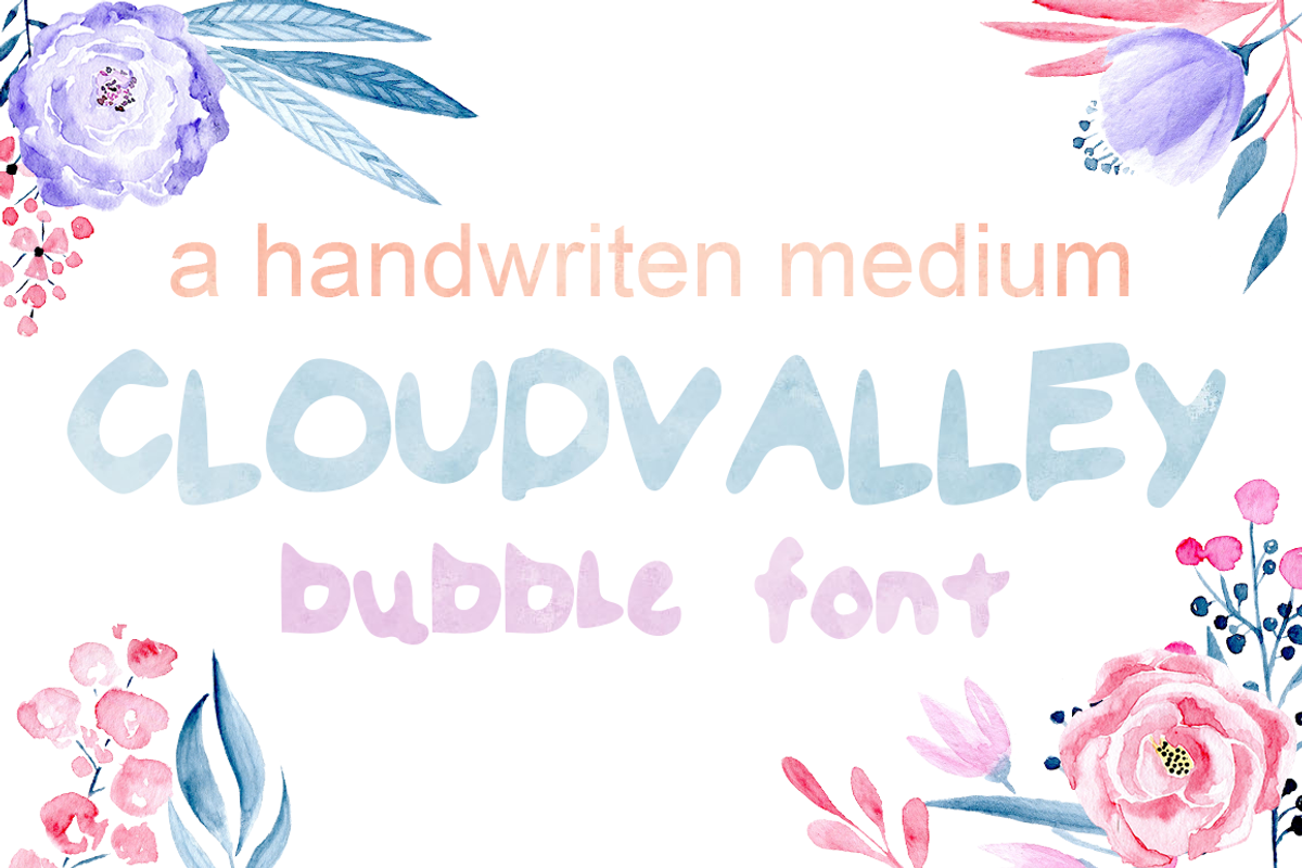 Cloud Valley Font Handwritten