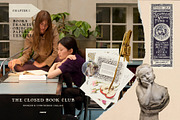 The Closed Book Club Vintage Collage, an Object Graphic by Purple (Thumbnail 2 of 15)