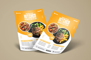 Modern Food Menu Flyer Template, a Flyer Template by vectorlnk