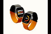 Apple Watch Mockup, a Wearable Device Mockup by Se٧enStudio (Thumbnail 5 of 6)