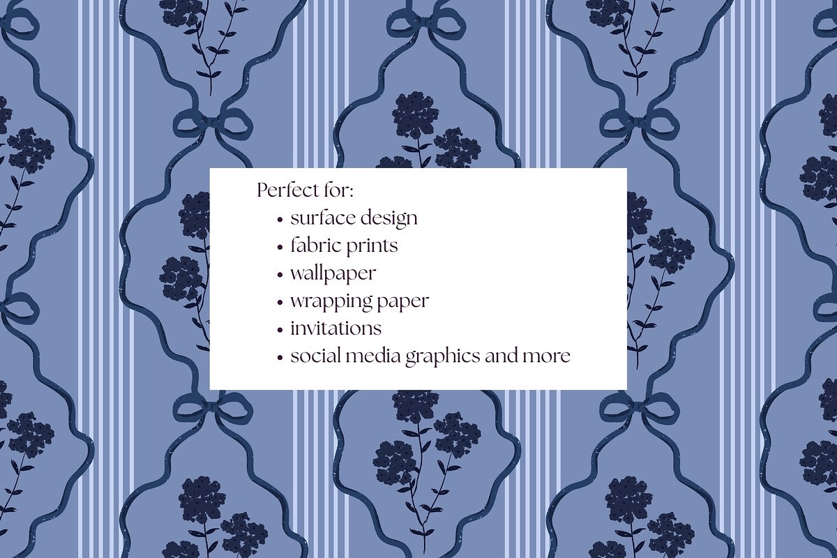 Bedtime florals. Midnight Patterns, a Pattern Graphic by PaperJamLab (Photo 10 of 13)