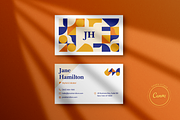 Canva Business Card Template, a Business Card Template by PixelGaze (Thumbnail 1 of 3)