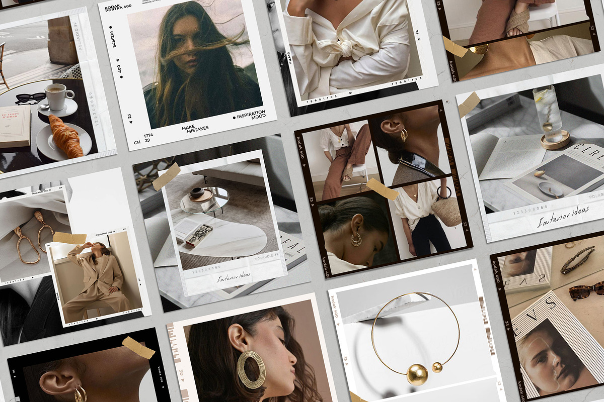 CANVA & PS / Film Frames premium, a Social Media Template by Simple có (Photo 2 of 10)