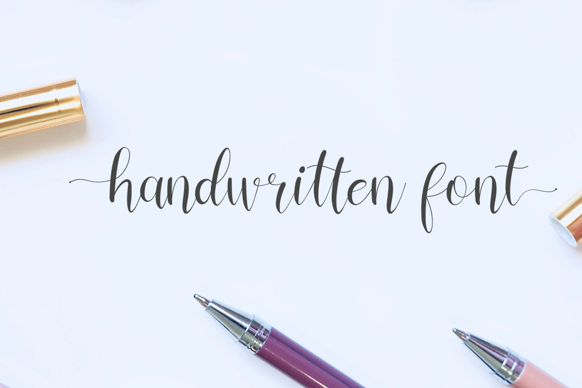 Vessia a lovely script font preview 2