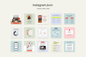 Financial Coach Instagram Pack Canva