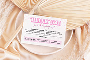 Flower Business Thank You Card, a Card Template by Snapybiz (Thumbnail 4 of 8)