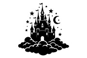 Fantasy Castle Cloud Moon Bundle, an Object Illustration by Gaye Art (Thumbnail 12 of 30)