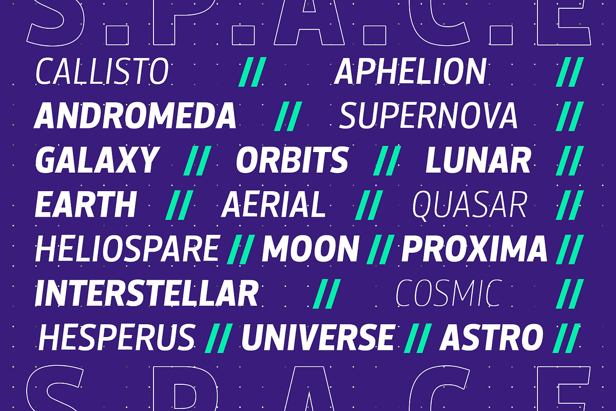Zenika – Geometric Sans, a Sans Serif Font by Almarkhatype (Photo 7 of 12)