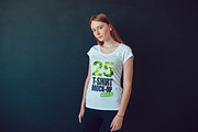 25 T-Shirts Mock-Up (Part 3), a Shirt Mockup by Freeman Studio (Thumbnail 26 of 32)