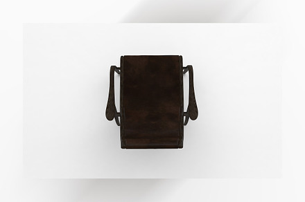 Dark brown wooden chair top view, an Architecture Photo by shahsoft