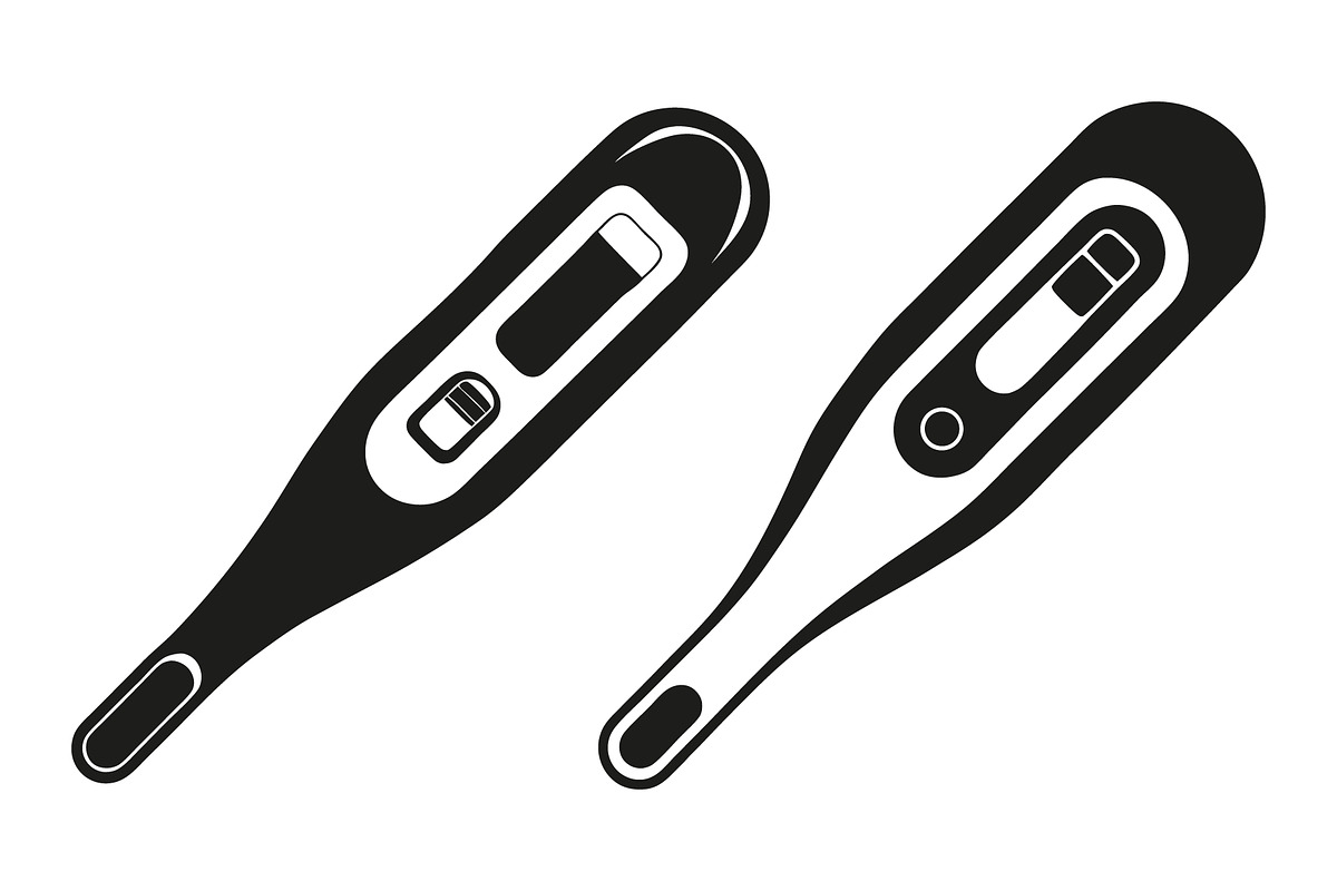Two digital thermometers Vectors, an Object Graphic by Billah Hub (Photo 2 of 3)