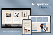Pilates Yoga Canva Website, a Landing Page Template by Unalome Design Studio (Thumbnail 5 of 5)