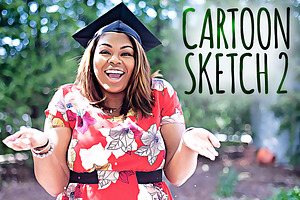 Cartoon Sketch Action 2