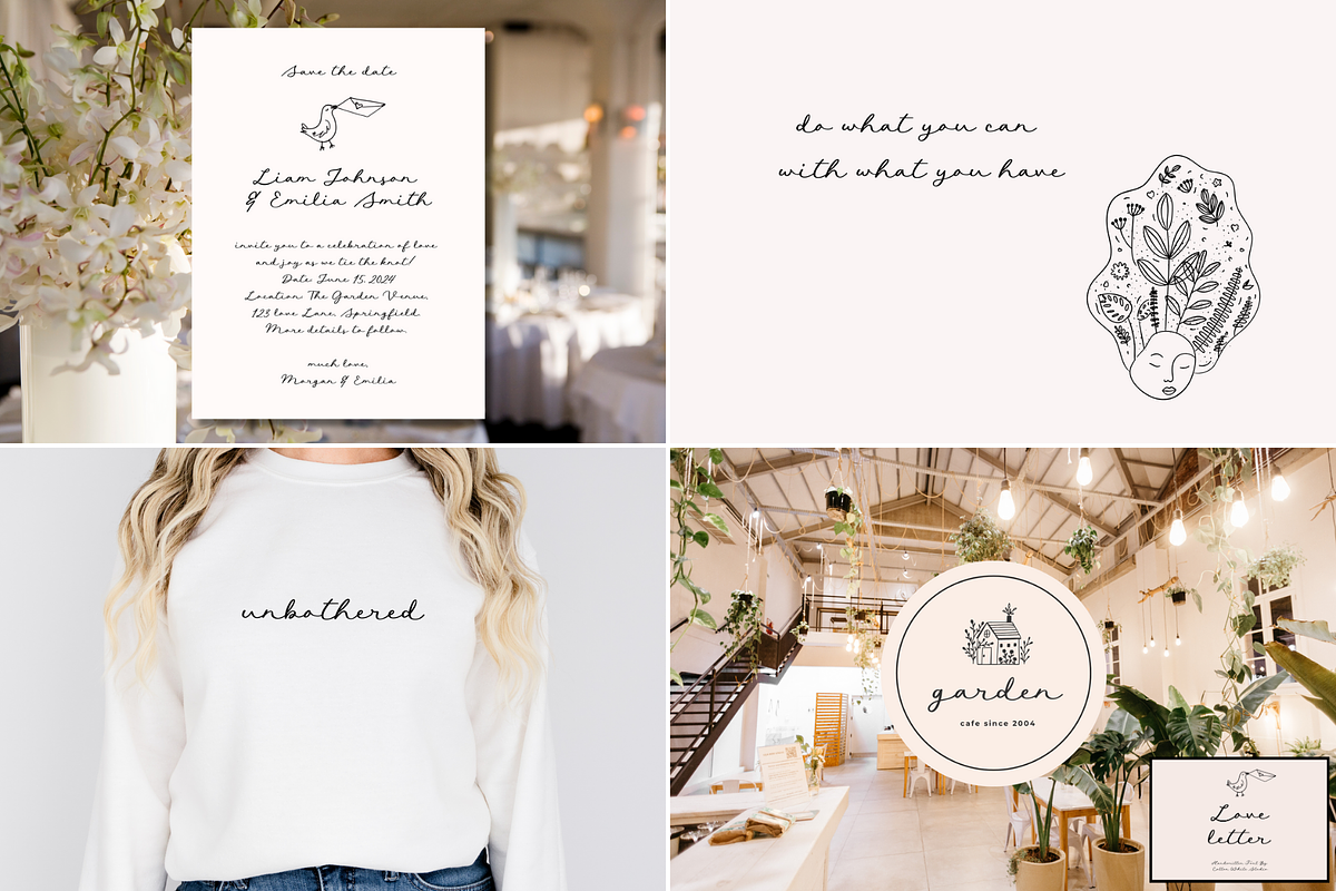 The Cute and Cursive Font Bundle, a Handwritten Font by Sofia Skoog (Photo 4 of 10)