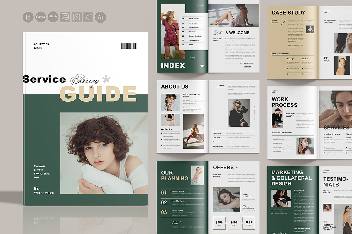 Services & Pricing Guide CANVA, a Brochure Template by StyleArt (Photo 1 of 10)