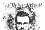 News Paper Mixed Media Art Effect, an Action Add-On by MRI STUDIO (Thumbnail 32 of 43)