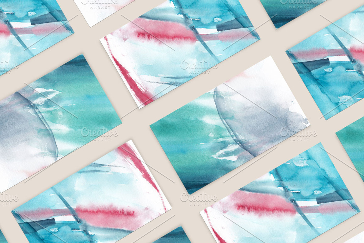 Seaweed watercolor collection, a Pattern Graphic by Katya_lu (Photo 10 of 10)