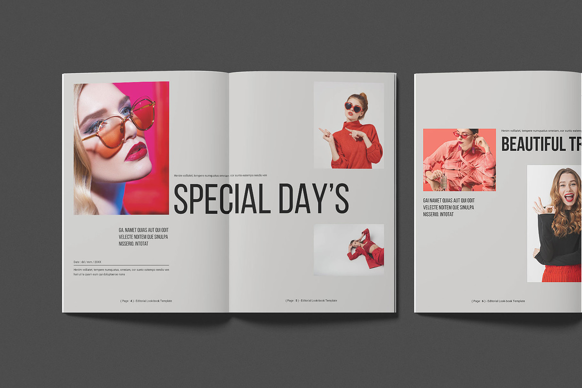 Editorial Lookbook Template, a Magazine Template by Work-Envance (Photo 3 of 7)