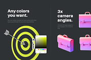 Multiangle 3D Icons / Business, an Icon by ARKI (Thumbnail 4 of 8)