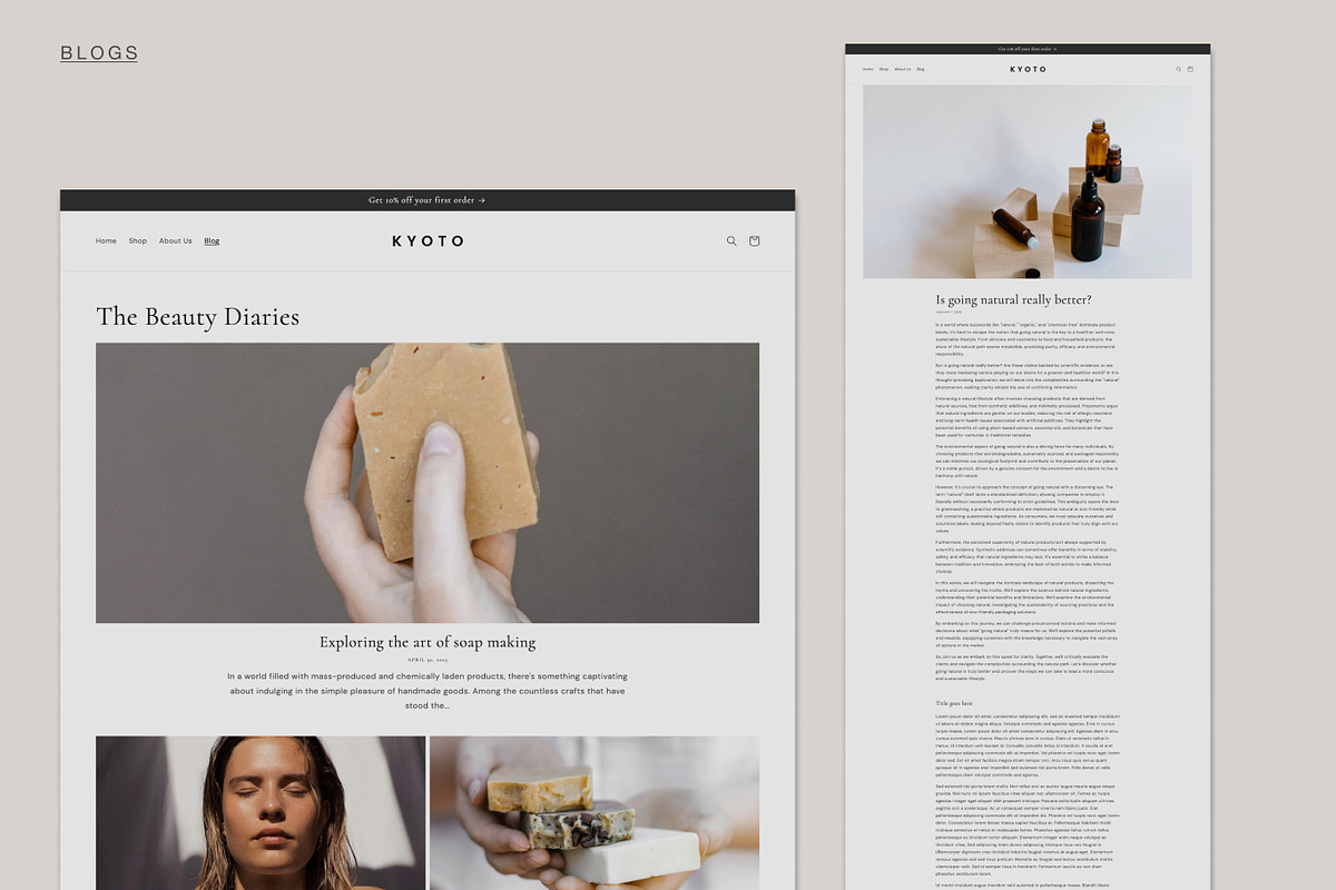 KYOTO | Neutral Shopify Theme, a Shopify Template by Studio Mayde (Photo 7 of 9)