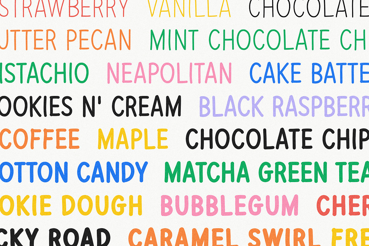 SMILES Handmade Sans Serif, a Font by Lund Design Co. (Photo 2 of 11)