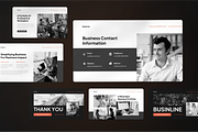 Clean Minimal Business Google Slide, a Presentation Template by SquidPixey (Thumbnail 7 of 7)