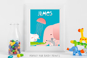 Animalia - Alphabet illustration Set, an Animal Illustration by Pingebat (Thumbnail 6 of 7)