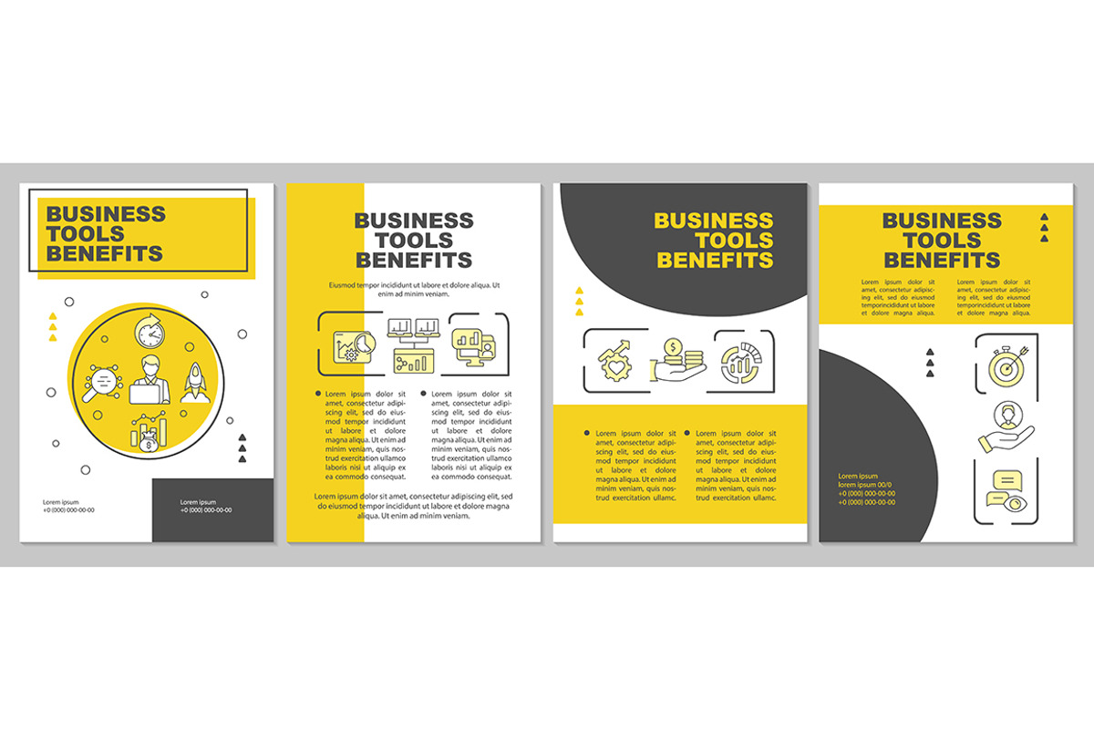 Business tools advantages brochure, a Templates & Theme by IMG Visuals