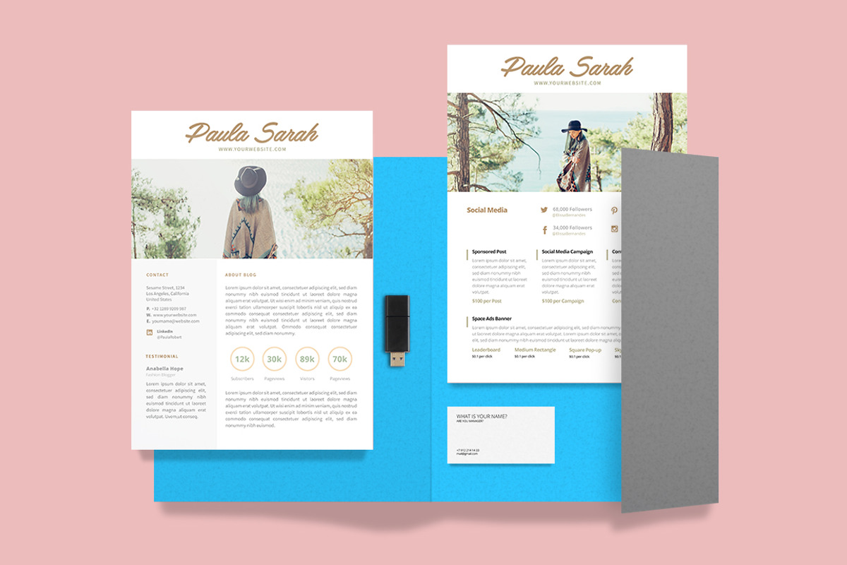 Media Kit for Blogger, a Social Media Template by ariodsgn (Photo 3 of 4)
