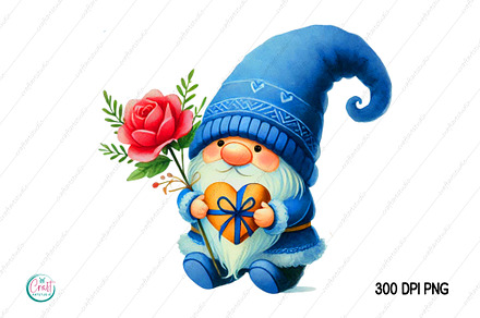 Watercolor Gnome PNG Clipart