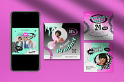 Y2K Engagement Instagram Booster, a Social Media Template by graphicook (Thumbnail 3 of 5)
