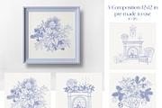 Christmas Hand drawn Vector set, an Object Illustration by ON_lineart_store (Thumbnail 6 of 10)