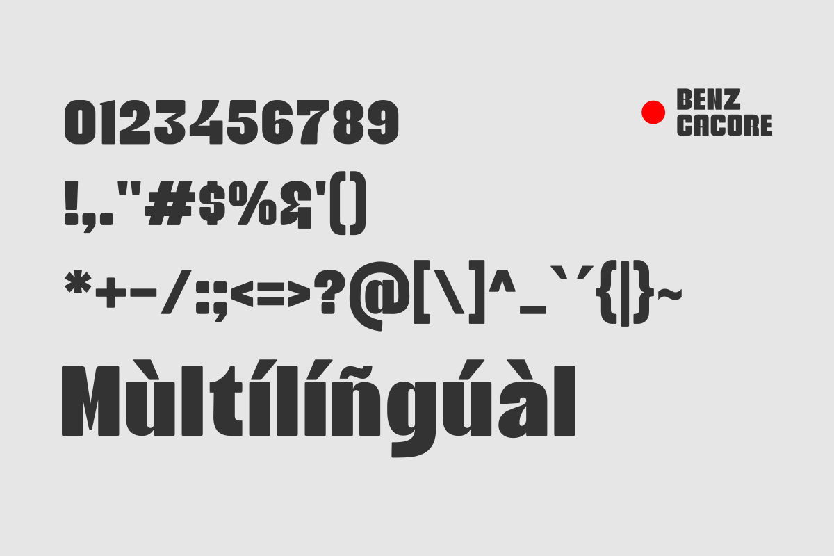 Benz Gacore, a Sans Serif Font by Zafiratype (Photo 14 of 15)